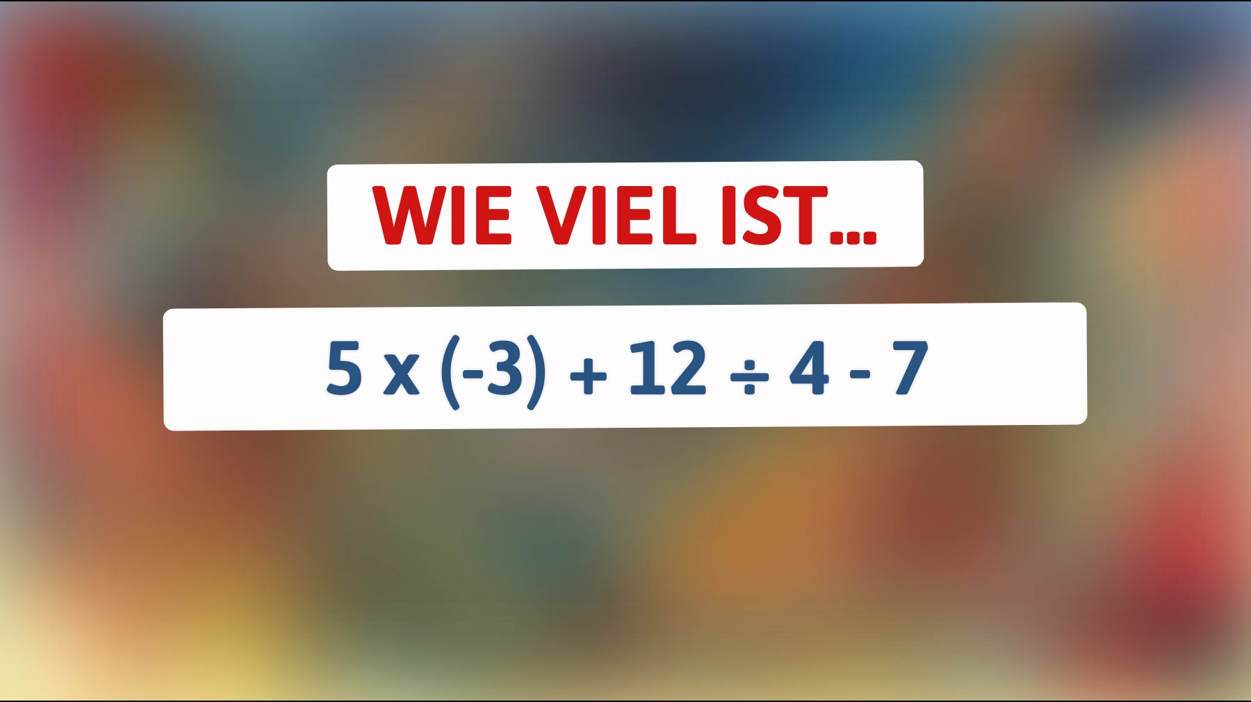 Bist du schlau genug, dieses knifflige Mathe-Rätsel zu lösen? Finde heraus, ob du zu den Genies gehörst!"