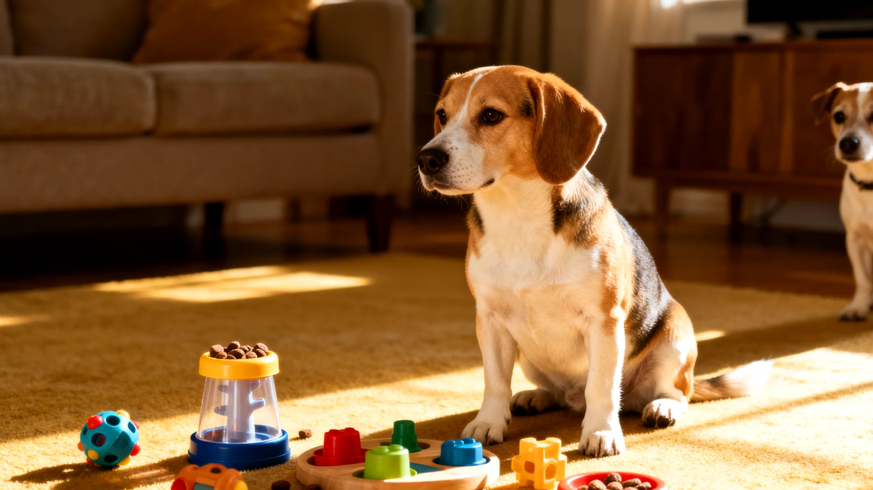 Hunde benötigen beim Training mentale Stimulation und abwechslungsreiche Verhaltensübungen, um Langeweile zu vermeiden und ihre kognitiven Fähigkeiten zu fördern, insbesondere wenn sie mit anderen Tieren zusammenleben und soziale Kompetenzen entwickeln müssen"